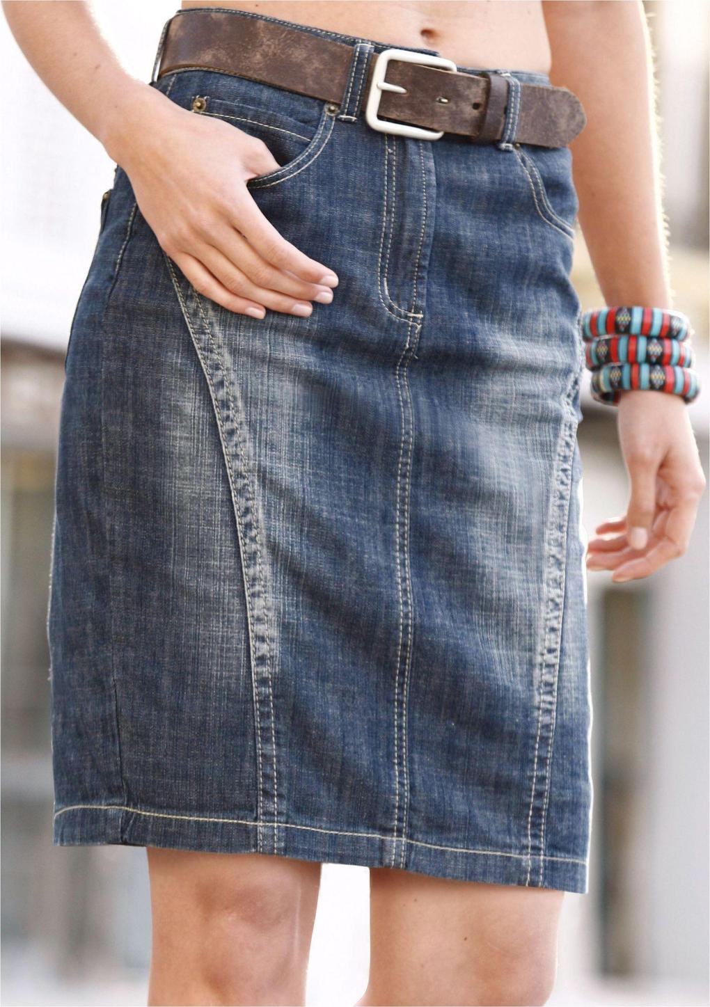 Юбка из джинсов своими руками: фото этапов с описанием работы