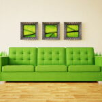 зеленый диван в интерьере идеи декор