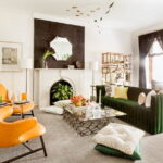 зеленый диван в интерьере виды дизайна