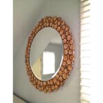 зеркало деревянное