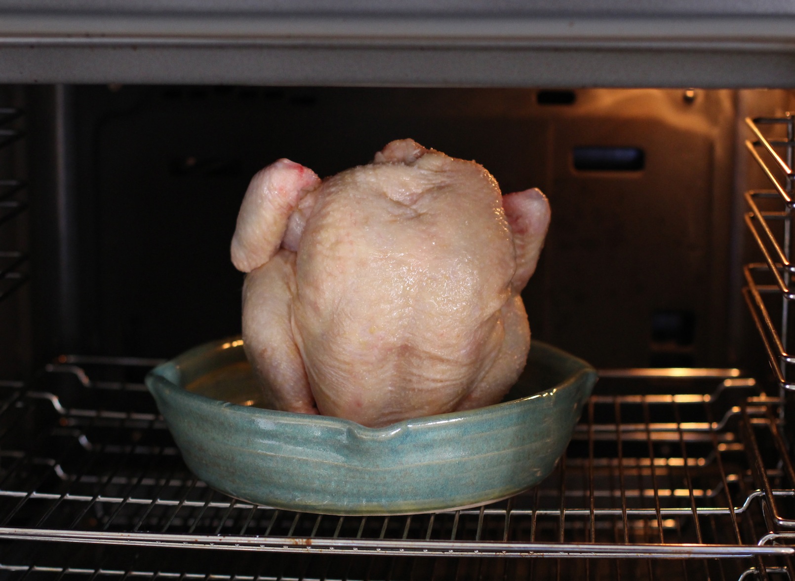 как разморозить курицу в духовке фото