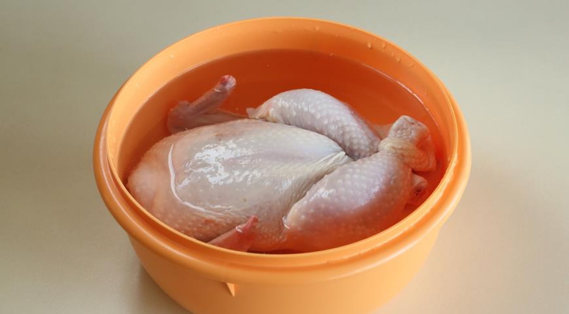 как разморозить курицу в воде