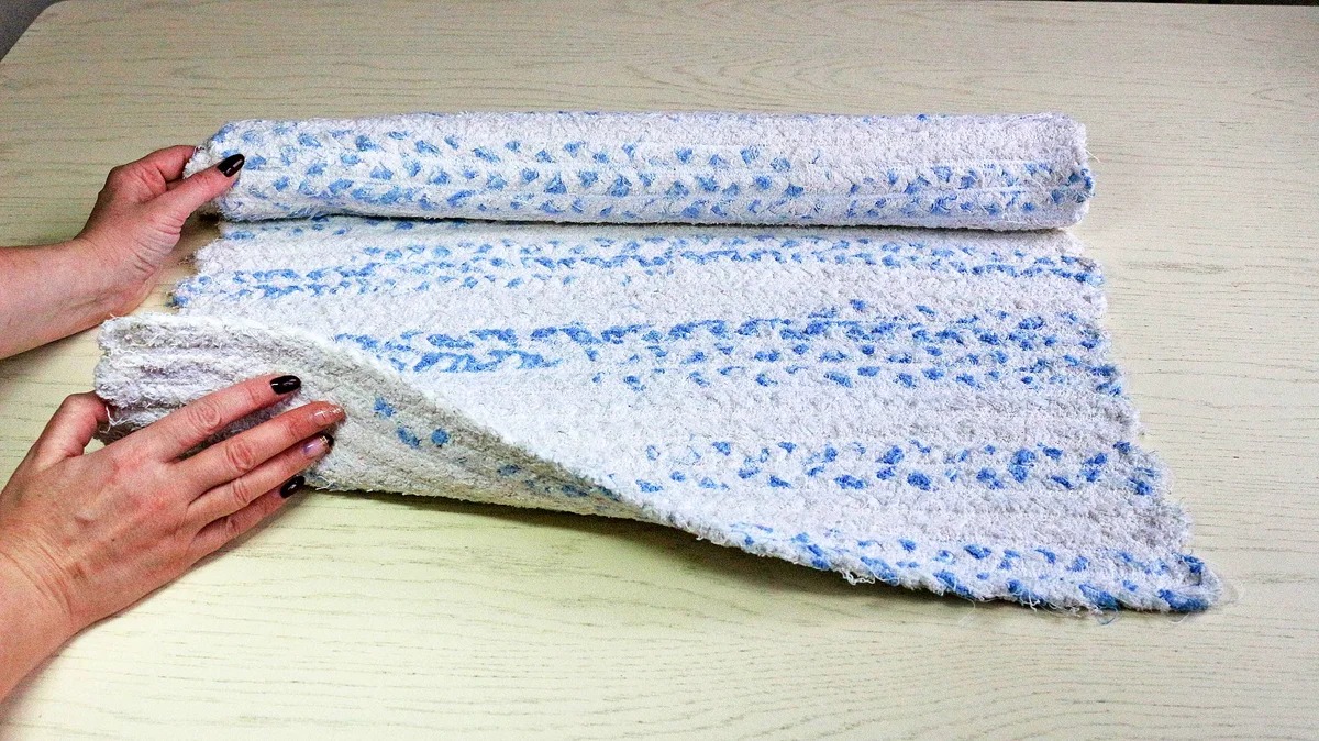 коврик из полотенец дизайн