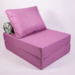 кресло-кровать розовое