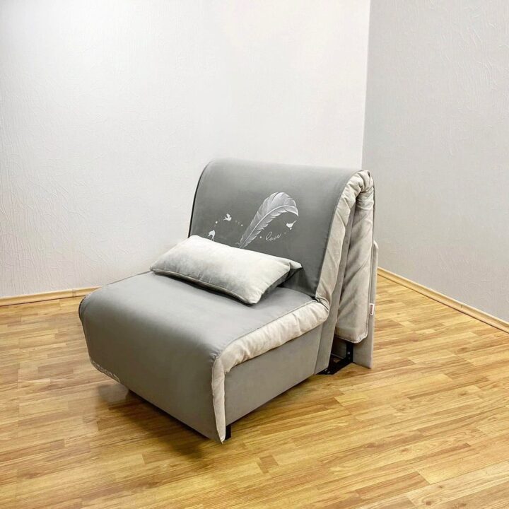 Кресло кровать в кожзаме