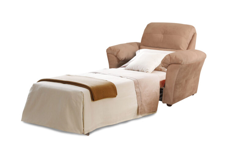 Кресло кровать из натуральной кожи