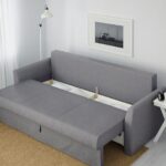 диван-кровать икеа серый