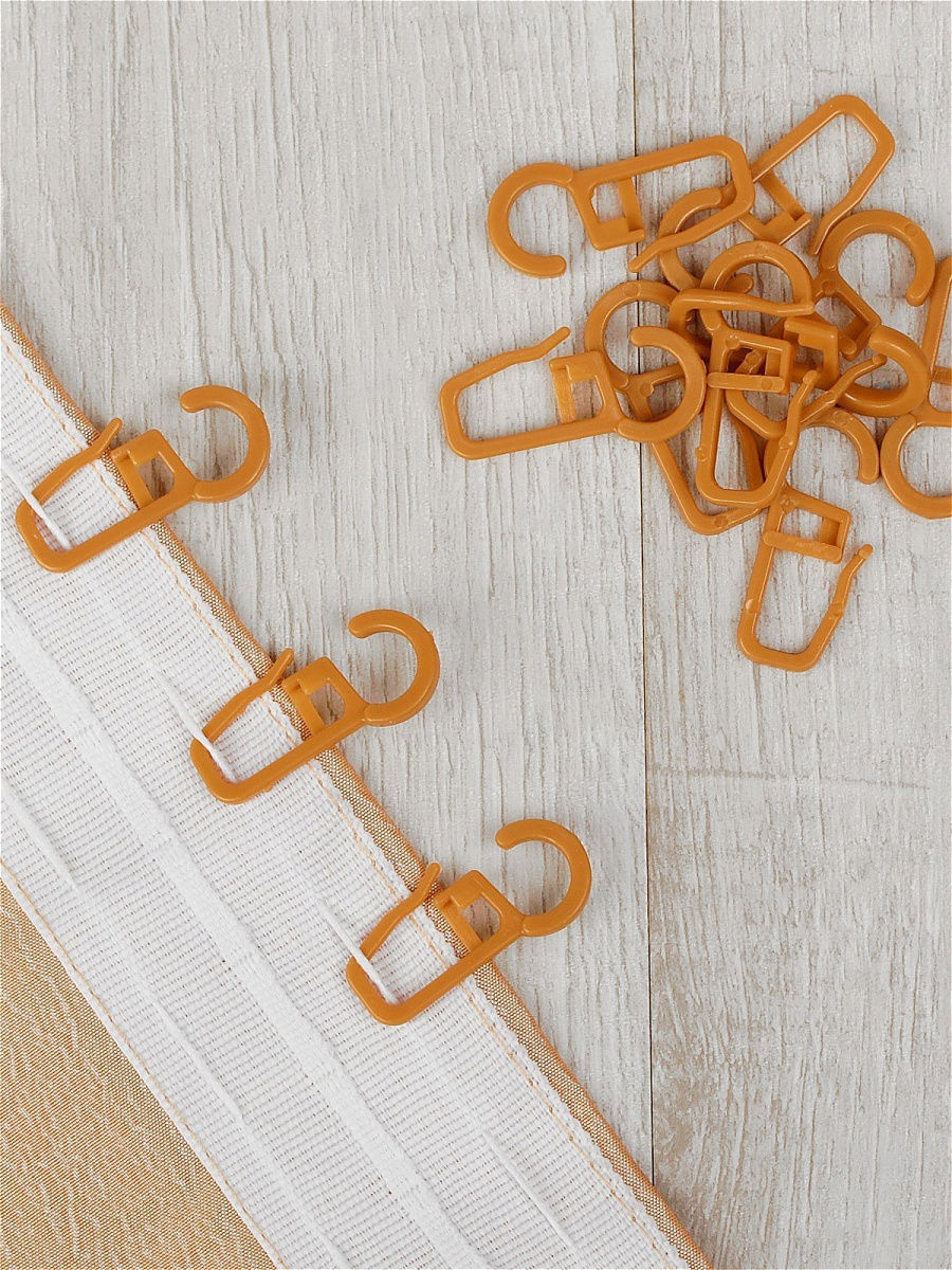 Крючки для штор: пластиковые и металлические, с зажимами, улитка, на кольца