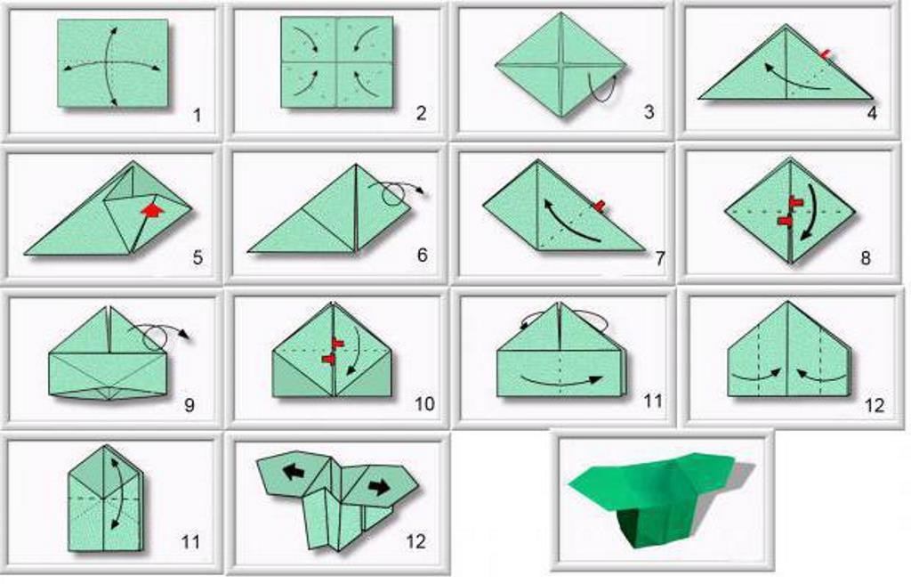 подарочные коробки оригами
