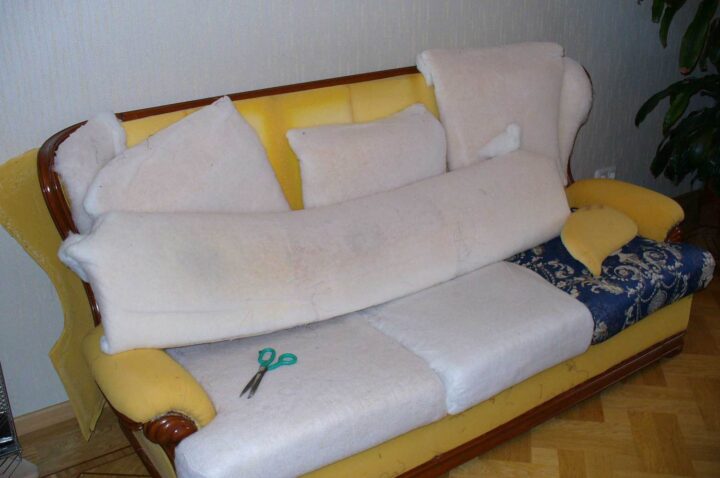 Замена поролона в диване своими руками в домашних условиях пошаговая инструкция