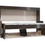 стол-кровать коричневый деревянный