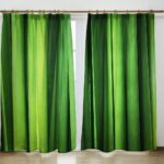 шторы из габардина зеленые
