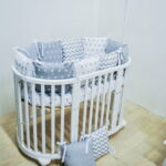 круглая кроватка трансформер для новорожденного виды фото