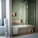 штора для ванной комнаты из стекла дизайн