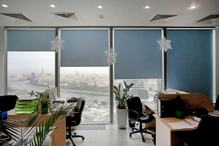 Дизайн штор для кабинета руководителя