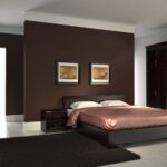 мебель венге с коричневой стеной