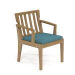 стул деревянный синий