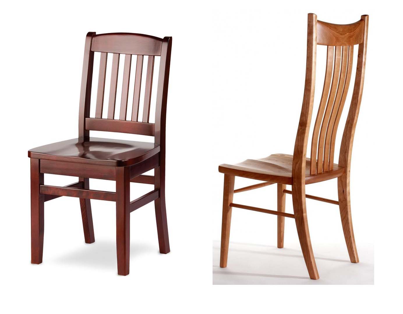 стул с деревянным сиденьем