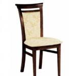 стул деревянный белый мягкий