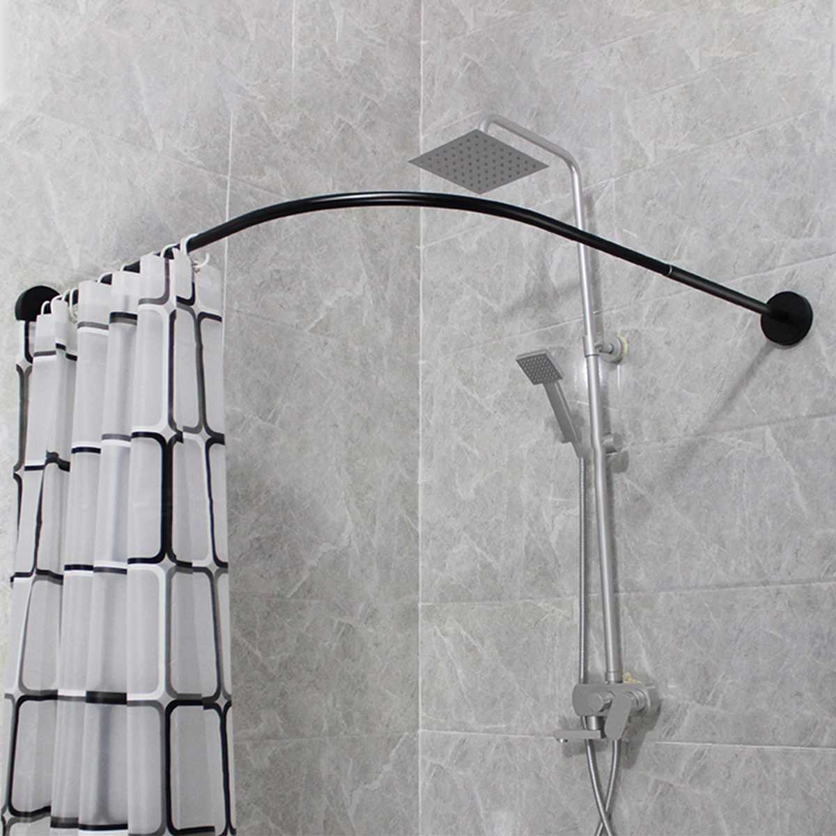 пластиковый карниз для штор в ванную
