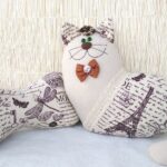 идея для пошива подушки-кота