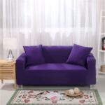фиолетовый чехол на диван
