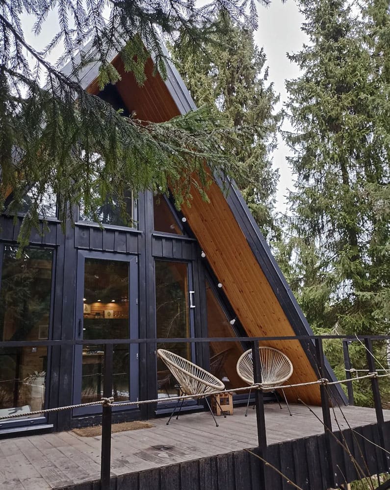 A-frame дом