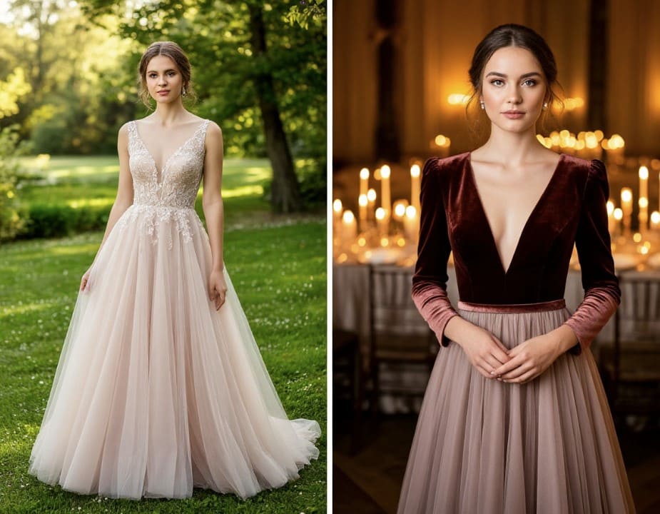Выбираем свадебное платье по сезону
