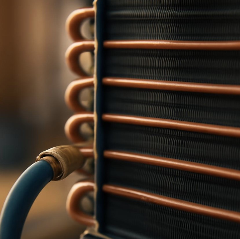 Иллюстрация процесса теплообмена в драйкулере