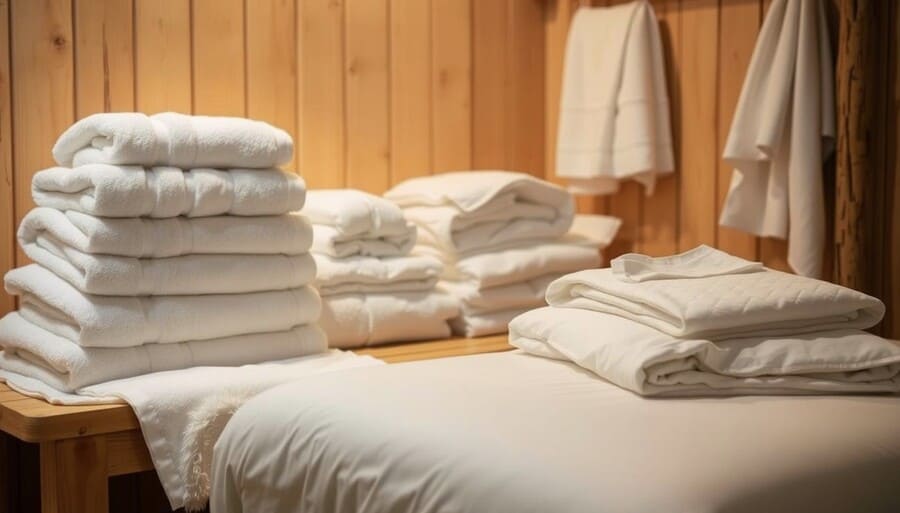 Полотенца и простыни