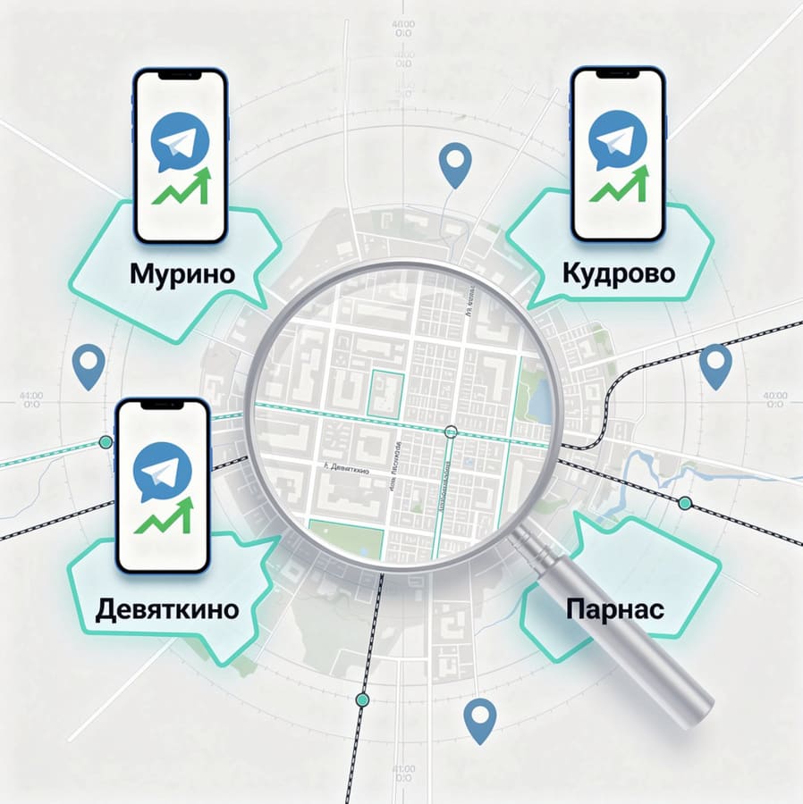 Районные ТГ каналы Петербурга