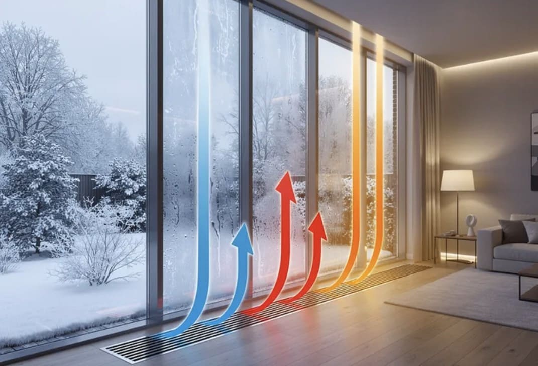 Теплопотери через панорамные окна