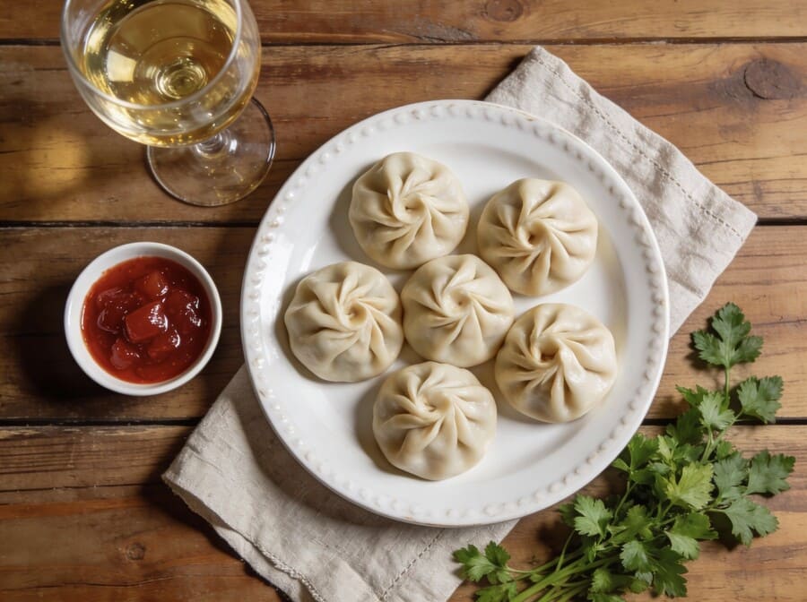 Хинкали блюдо