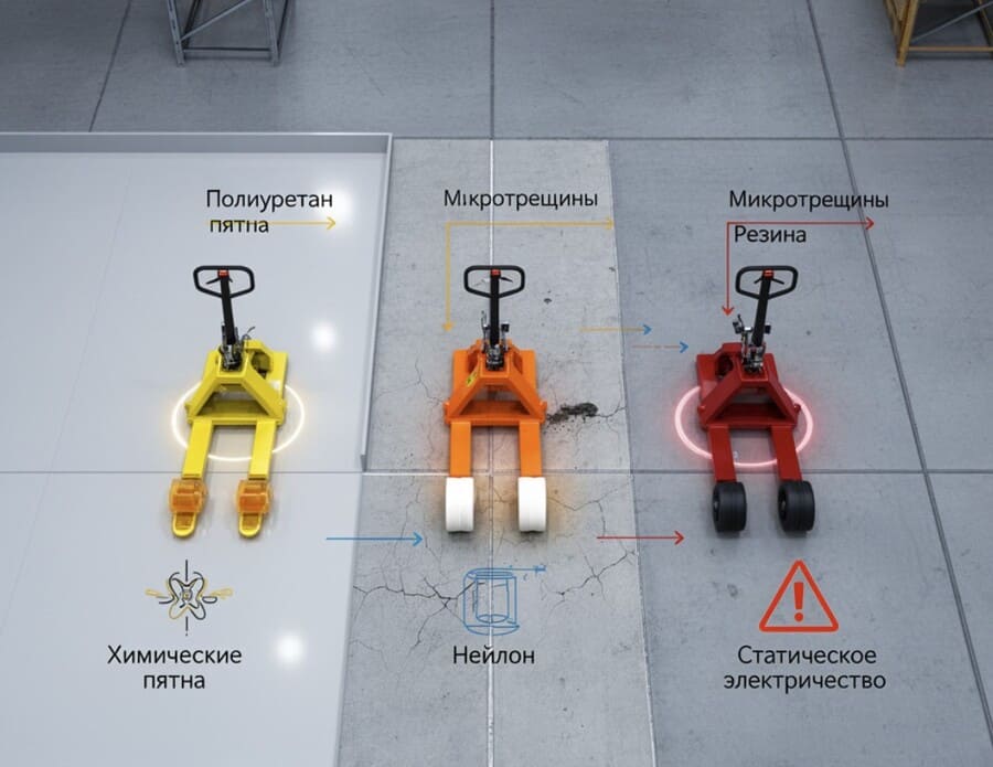 Причины изнашивания рохли