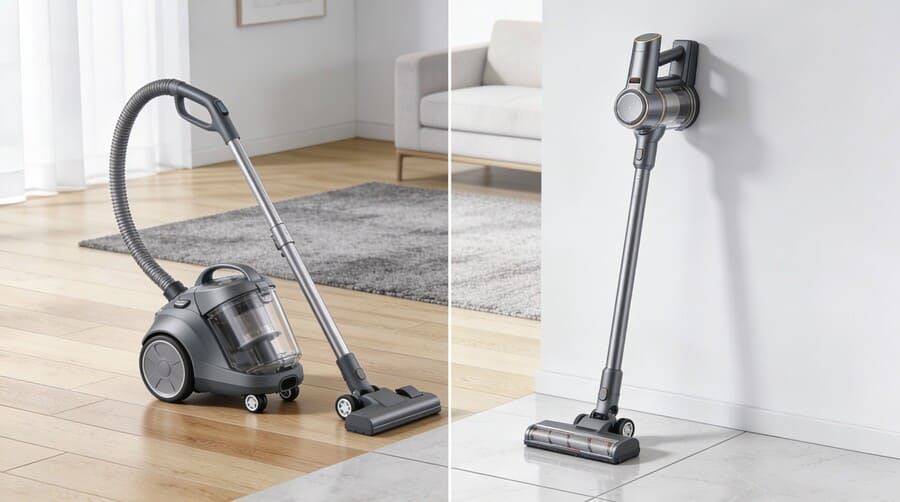 Традиционный или вертикальный пылесос