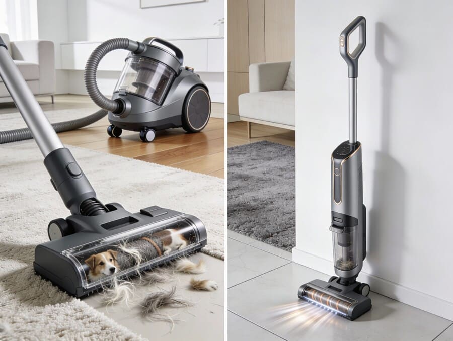 Виды пылесосов