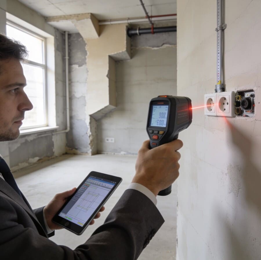 Замер помещения для подготовки к покупки мебели