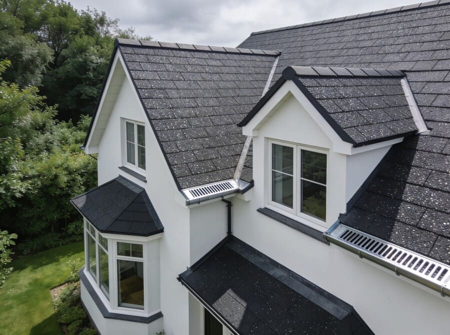 Гибкая черепица на крыше