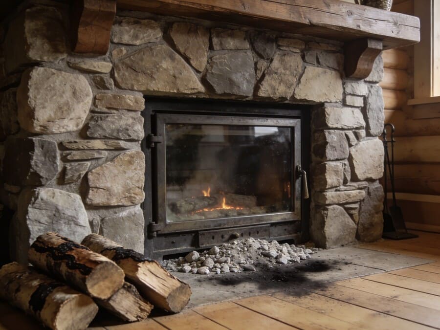 Камин в интерьере