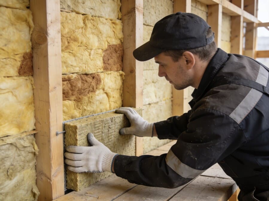 Правильный монтаж каменной ваты