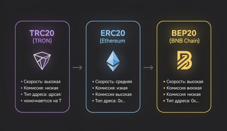 Сети криптовалют