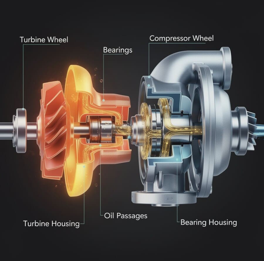 Турбина автомобиля