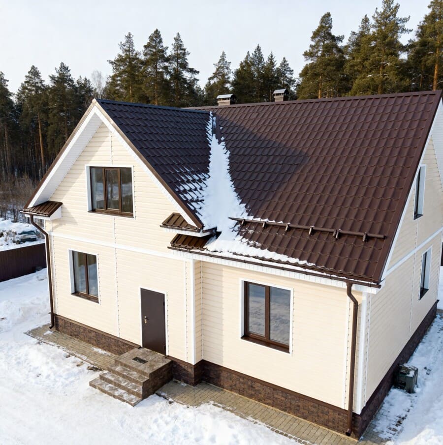 Коттедж после капремонта крыши