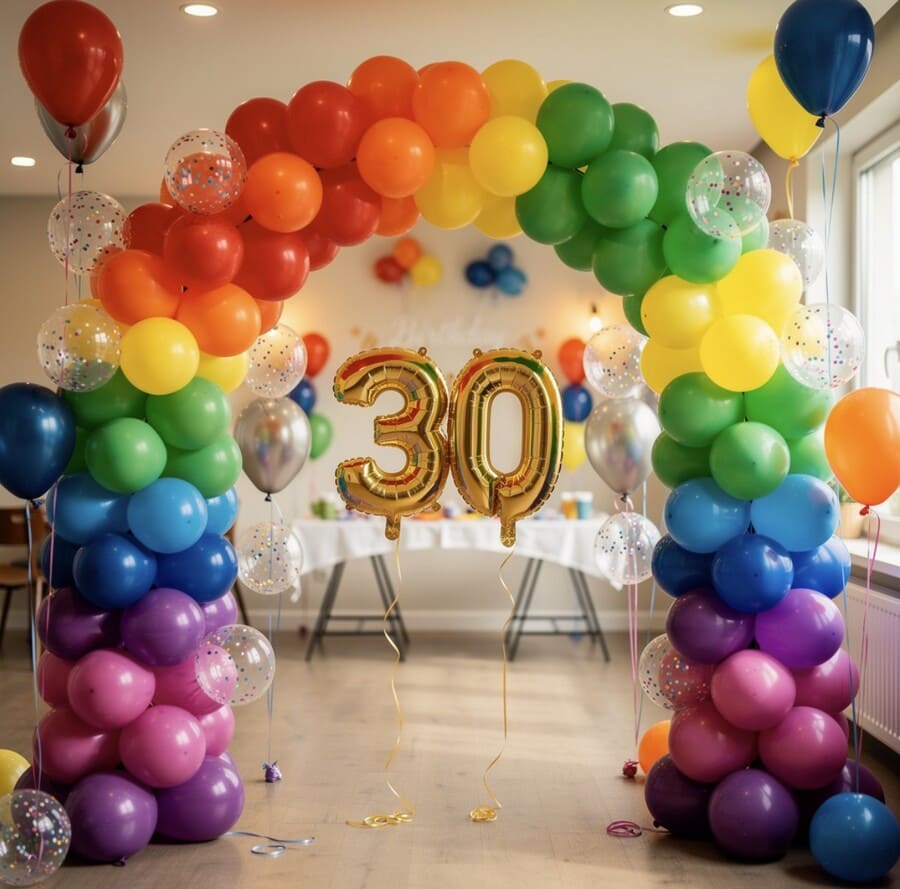 Украшение праздника воздушными шарами