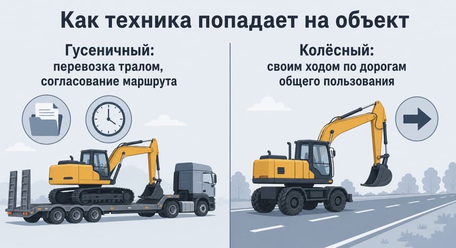 Выбор экскаватора для города
